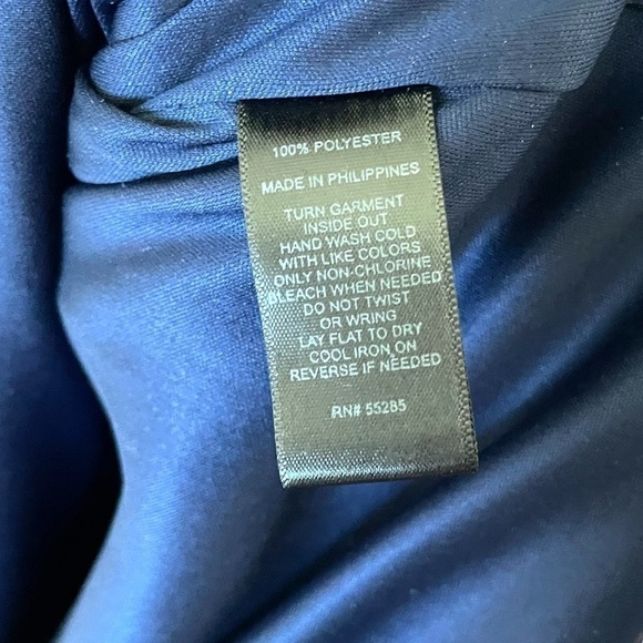 Express Party Dress Womens Size XS Navy Blue Sequin Strappy Mini V Neck Fetsival - Picture 7 of 8